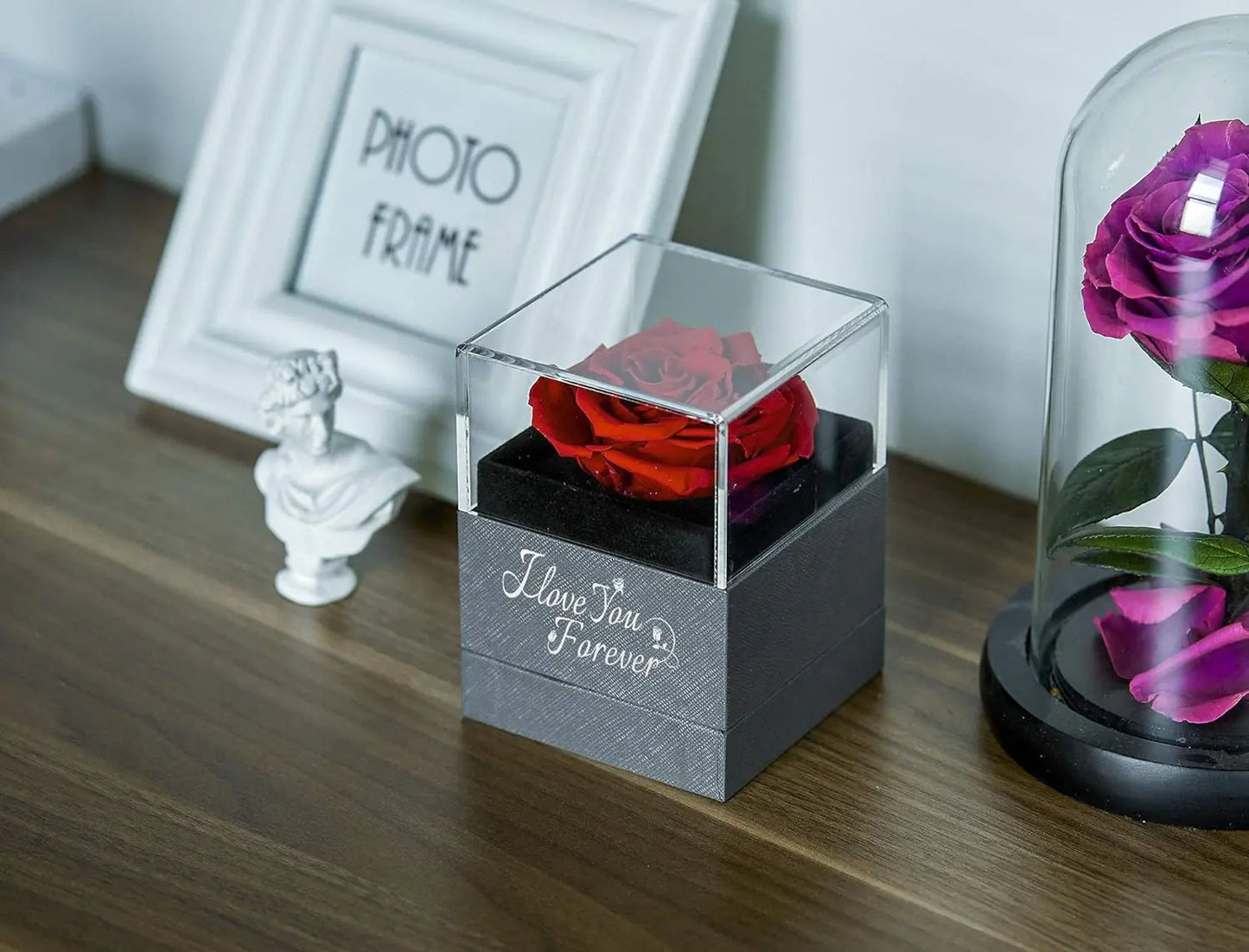 Eternal Rose & Necklace - Gift Set